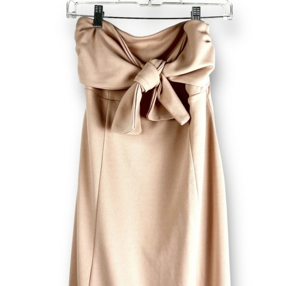 Show Me Your Mumu Harper Gown Dusty Blush Strapless Women’s Size XL - Picture 2 of 7